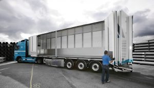 Logistics BusinessFinnish Side-Opening Trailer Introduced Into UK