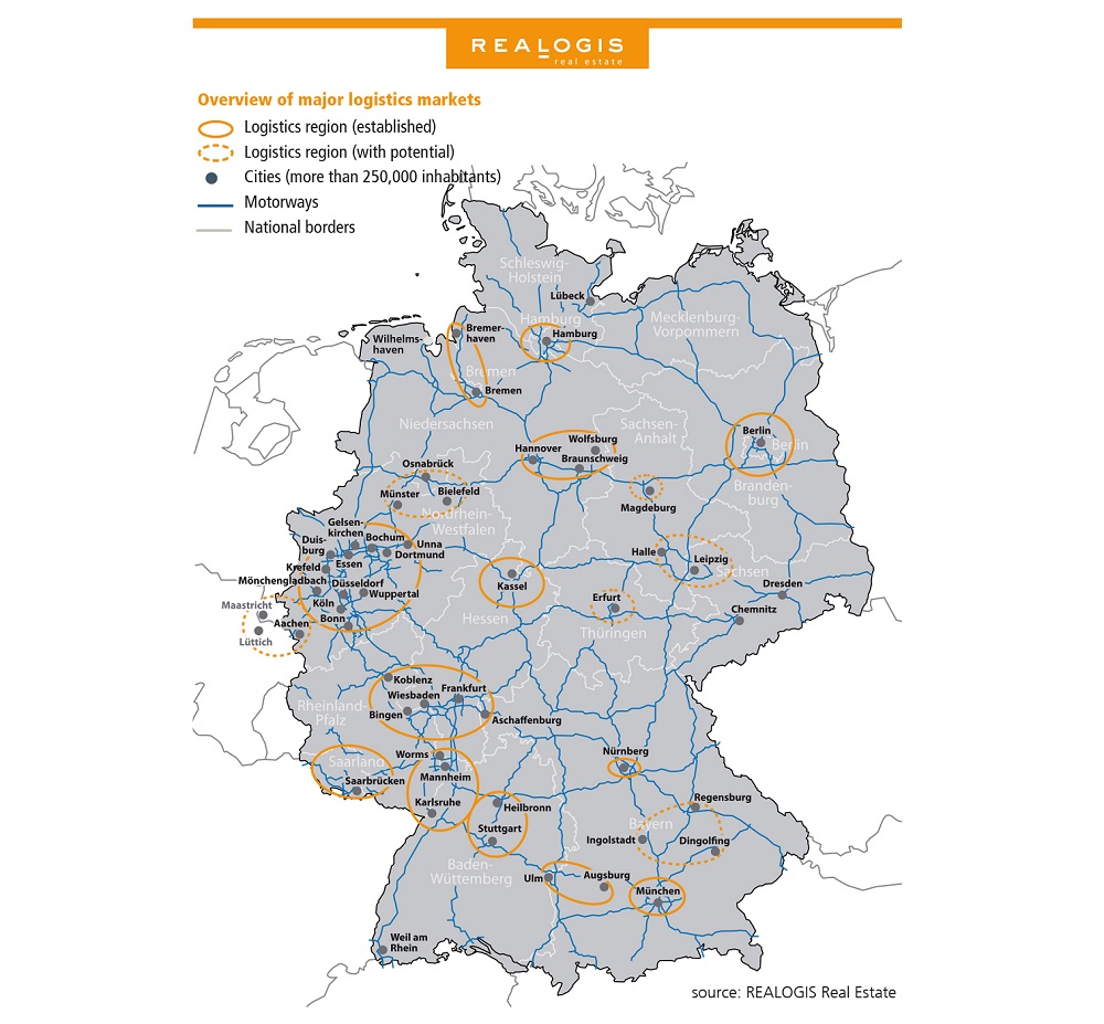 Logistics BusinessAnalysis of Realogis Real Estate: German logistics property bottomed out – gross yields of 6 % possible