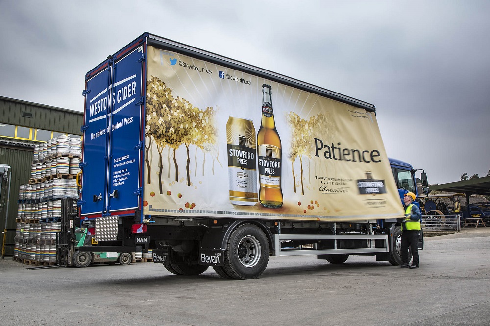 Logistics BusinessWestons Bevan-built curtainsider hits em for six