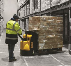 Logistics BusinessYale Powered Pallet Truck is the Smart Choice