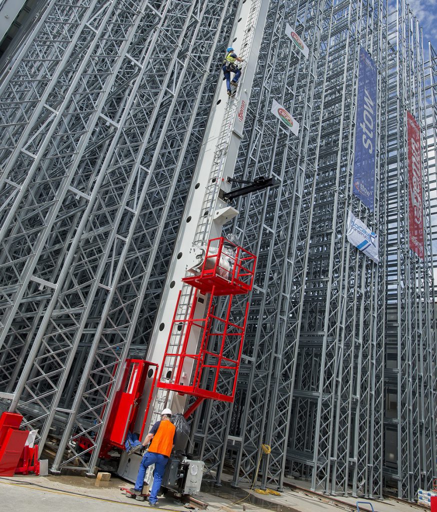 Logistics BusinessEgemin Automation hoists 39-metre-high cranes in Crops new deepfreeze warehouse