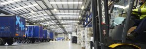 Logistics BusinessExpect Distribution re-invests in hydrostatic forklifts for 24 hr hub performance