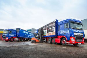 Logistics BusinessGray & Adams insulated curtainsider is Shetland Transports flexible friend