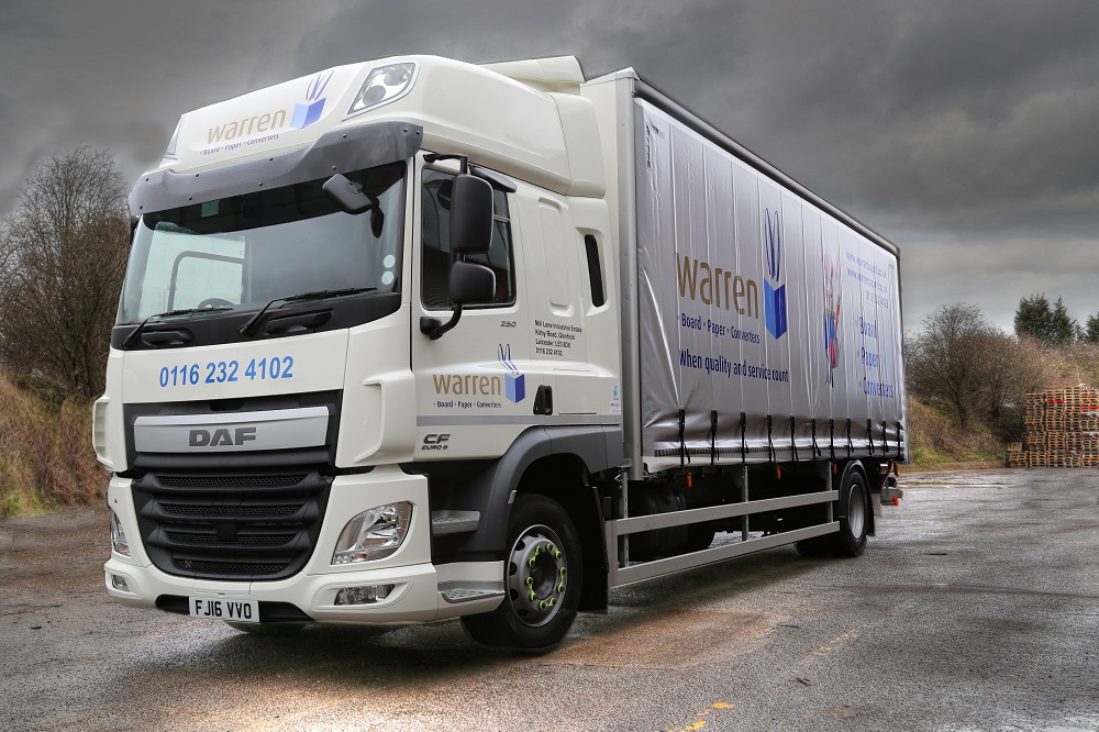 Logistics BusinessWarren, a UK carton and graphical board and paper stockist, has responded to the twin challenges of significant sales growth and the changing nature of the UKs independent haulage sector by taking delivery of its first Warren-branded vehicles.
<br src=