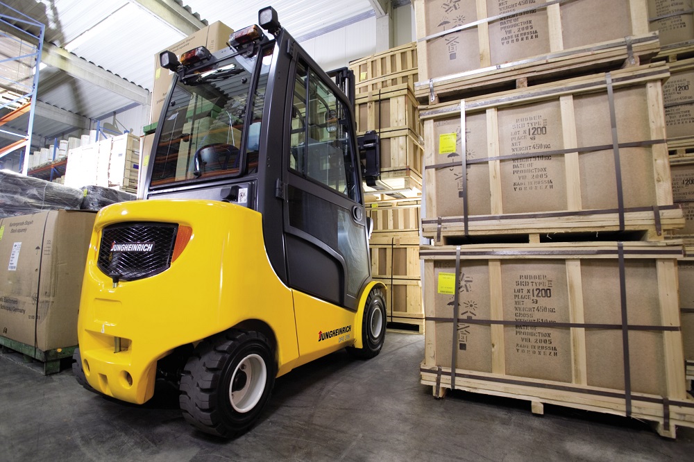 Logistics BusinessForklifts born in Germany, raised in Scotland!