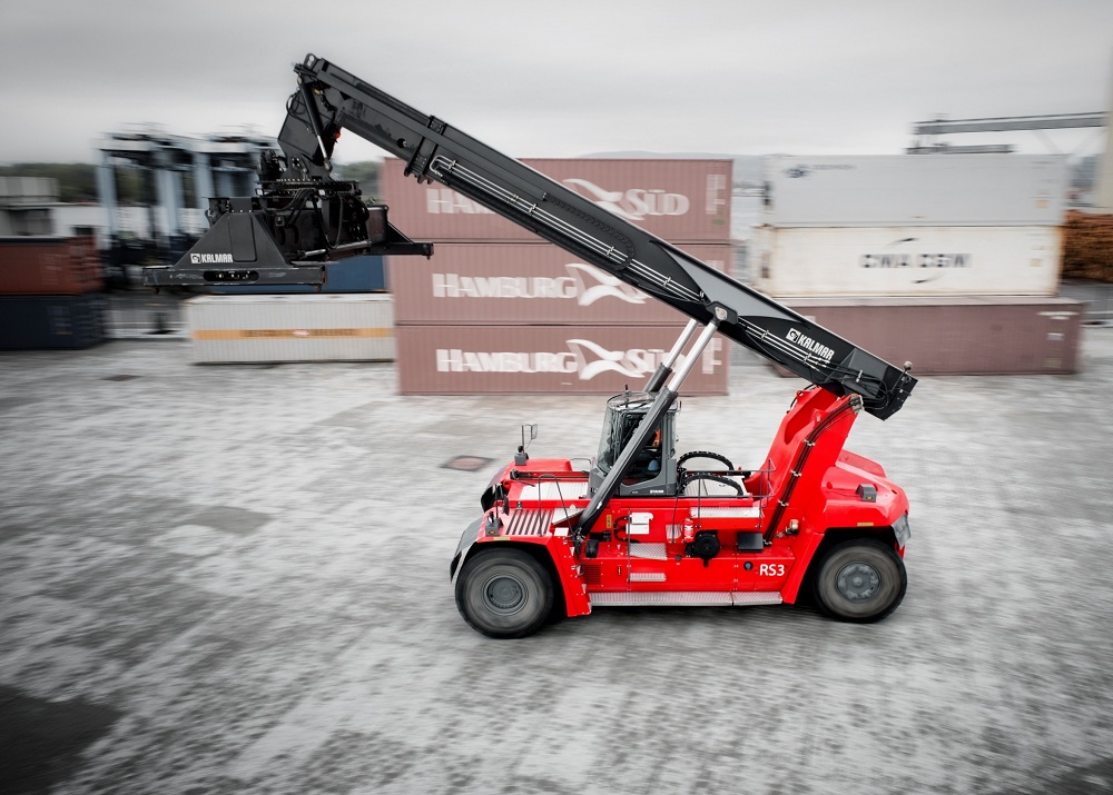 Logistics BusinessKalmar unveils K-Motion solution for reachstackers: All the power, 40% less fuel
