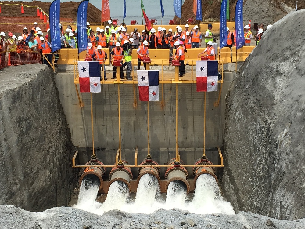 Logistics BusinessPanama Canal Expansion Begins Filling Of New Locks