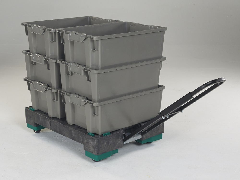 Logistics BusinessORBIS® Corporation, an international manufacturer of reusable packaging and supply chain optimisation specialist, launched the Pally® at the 2016 MODEX show. The Pally, part pallet and part dolly, transforms traditional material handling methods by seamlessly converting from mobile to static.
<br src=