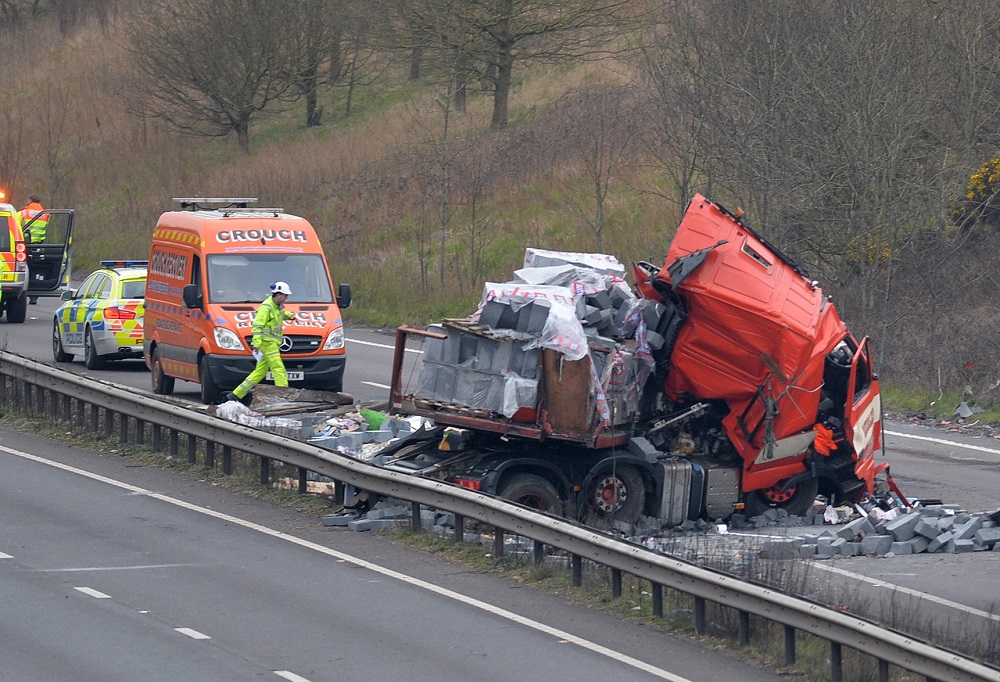 Logistics BusinessPaul Cooling, a driver for J. Medler Haulage of Norwich, has attributed his wellbeing to the design and safety features incorporated in the Volvo cab of the FH tractor unit he was driving following a horrific road traffic accident on 22 March 2016.
<br src=