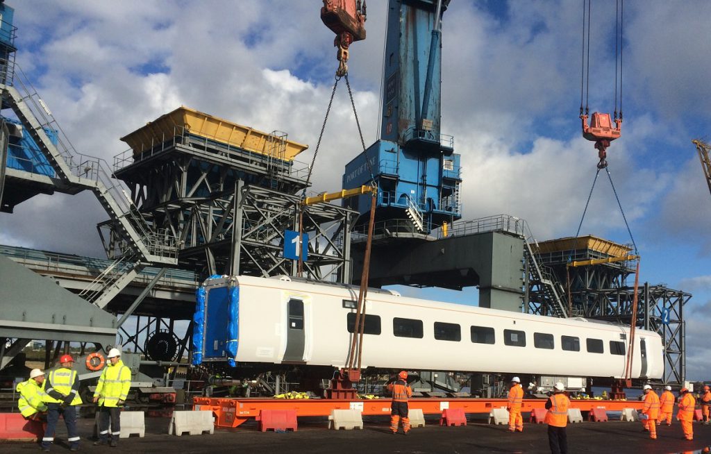 Logistics BusinessPort Of Tyne Gives Hitachi Rail Europe A Lift