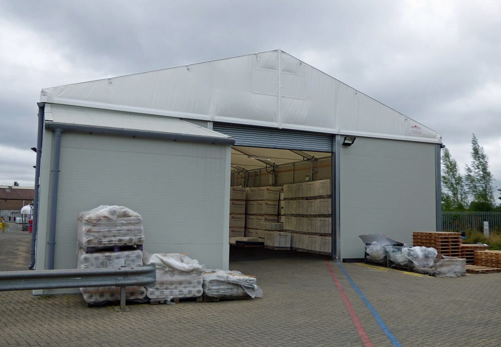 Logistics BusinessTemporary Buildings Specialist Completes Projects For Roof Systems Provider