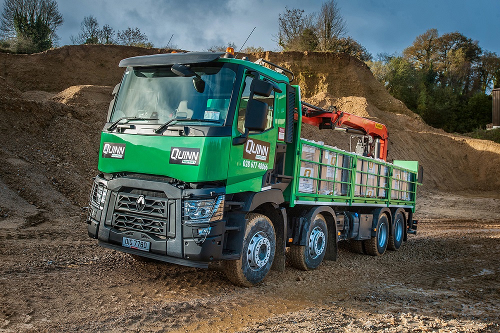 Logistics BusinessReliable and Durable Renault Trucks Range C Joins Quinn Building Products