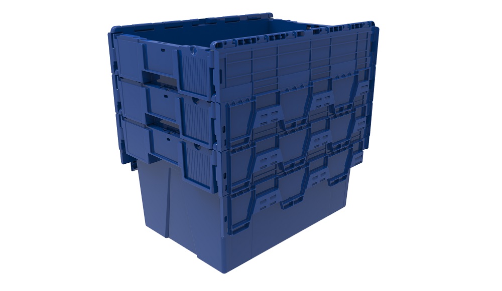 Logistics BusinessNew damage-resistant attached lid container design reduces transit costs