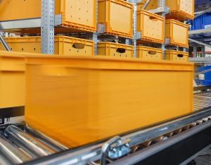Logistics BusinessBITOs new 53 litre container keeps quiet on conveyors