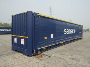 Logistics BusinessSamskip has committed to enhancing multimodal as a transport option by introducing the next generation of 45ft curtain-sided containers, after full trials of new units designed for enhanced endurance.
 <br></noscript><br>
The 45ft curtain-sided container meets transportation needs where ease of side access for loading and discharging of goods is a must. However, its unique advantage – the curtain sidewall – can at times also be its weakness, as it is vulnerable to damage compared to a regular 45ft container.
 <br><br>
Samskip has worked on improving curtain-sider specifications to achieve the twin goals of better reliability and lower repair costs. Over the last two years, two prototype curtain-sided containers, built in China, have been tested extensively across Samskips service network.
 <br><br>
Enhanced features<br>
The new curtain-sided container features improved damage-resistance, establishing further service reliability, through the following design enhancements:
  
<br><ul><li>New top rail  protecting the curtain rail from damages from top and side </li><li>New curtain-runners  top quality and able to resist very low temperatures </li><li>Stronger curtain by integrating reinforced belts </li><li>New type of ratchet (used to tighten and secure the curtain) </li><li>Additional lashing eyes inside and outside the container for better load securing </li></ul>
To date, 150 curtain-sided containers have been built. Samskip intends to phase out and replace older curtain-sided containers during the second half of 2016.