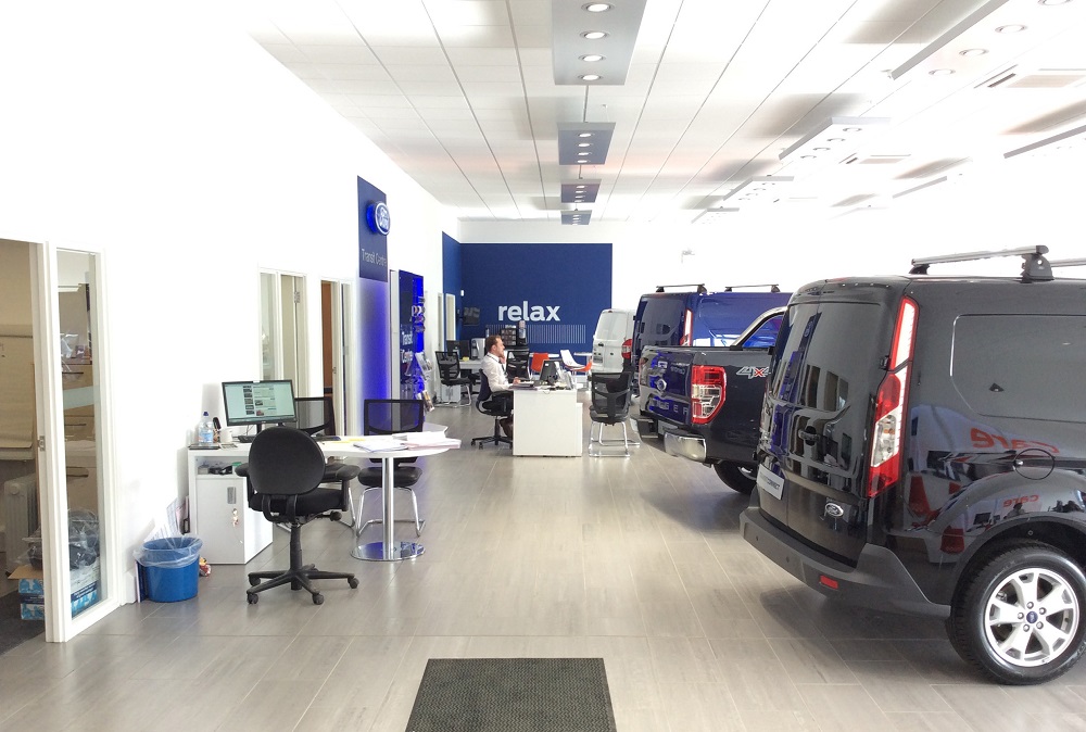 Logistics BusinessTemporary building specialist Smart-Space has provided Marshall Motor Group with a new commercial vehicle showroom in the form of a re-locatable interim building at its Ford Commercial Vehicles site in Cambridge.
<br src=