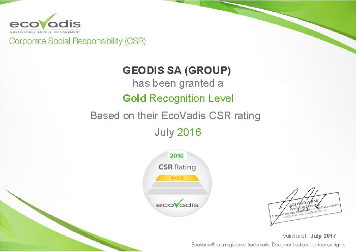 Logistics BusinessGEODIS Recognised For Corporate Social Responsibility Excellence