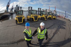 Logistics BusinessHyundai Forklifts Chosen By Global Shipping Services