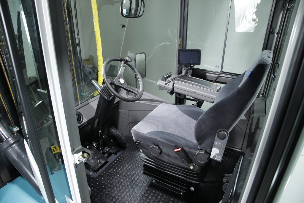 Logistics BusinessErgonomic Cabin Key to Konecranes Forklifts