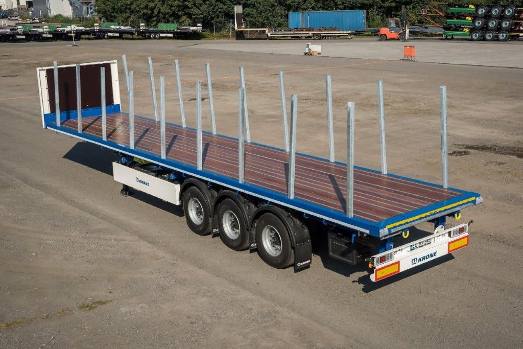 Logistics BusinessNew Flatbed Semi-Trailer for UK and Ireland