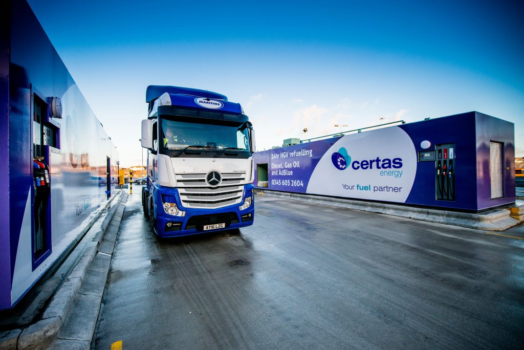 Logistics BusinessPort of Liverpool HGV Refuelling Site Nears Completion