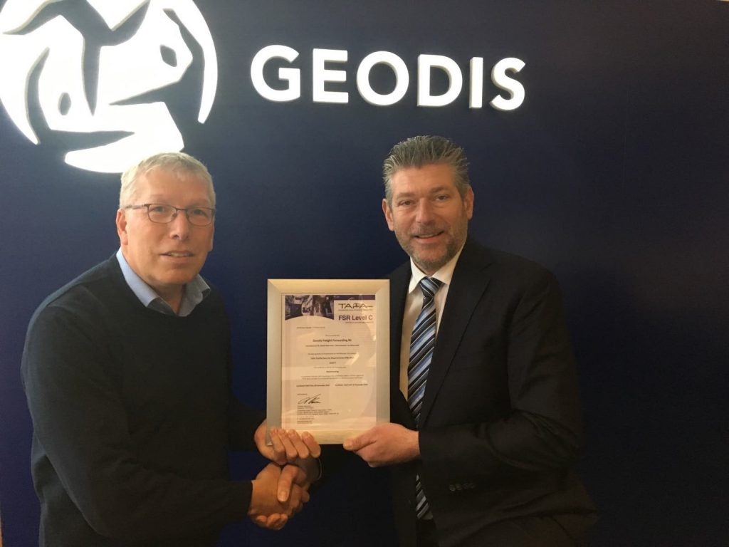 Logistics BusinessTAPA Certification For GEODIS Rotterdam Warehouse