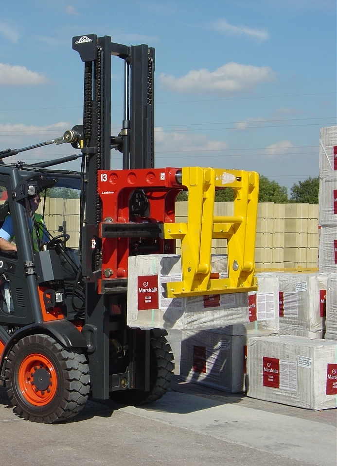 Logistics BusinessForklift Attachments on Show in Birmingham