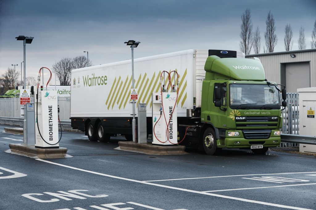 Logistics BusinessUK Supermarket Launches “Game-Changing” CNG Trucks to Europe