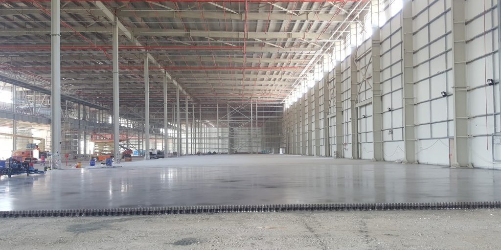 Logistics BusinessFlooring Specialist Hails Jointless Slab Tolerances