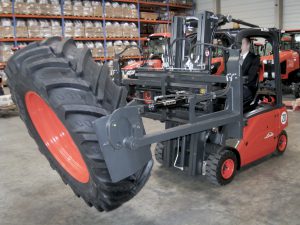 Logistics BusinessKaup Tyre-Handling Attachment Perfect for Kubota