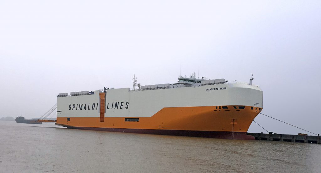 Logistics BusinessThe Grande Baltimora Delivered to Grimaldi