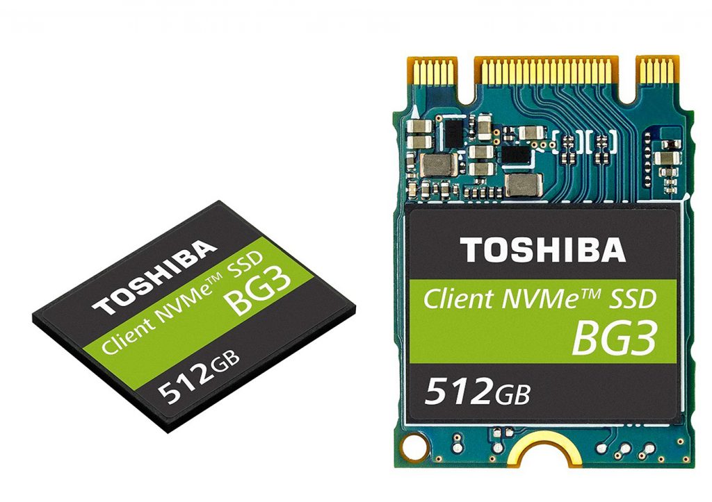 Logistics BusinessToshiba Unveils Single Package SSDs with 64-Layer 3D Flash Memory