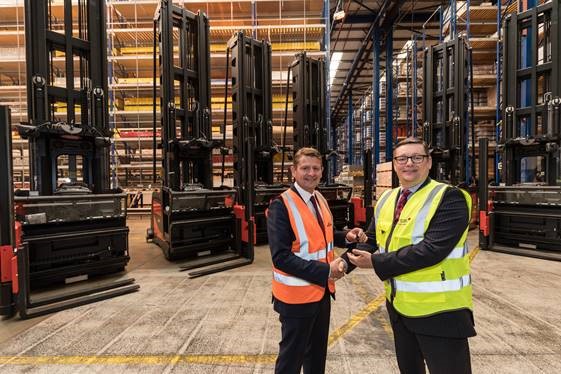 Logistics Business£7 Million Investment in Linde Trucks by Paper and Packaging Specialist
