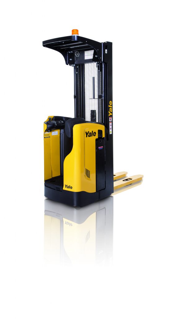 Logistics BusinessYale Rider Stacker Combines Through-Mast Visibility and Precise Handling