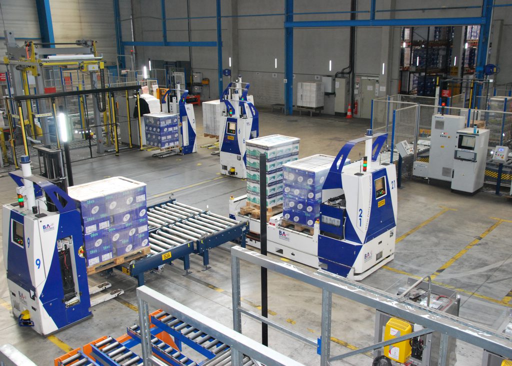 Logistics BusinessDutch Paper Mill Completes Partial Automation with Seven Counterbalanced AGVs