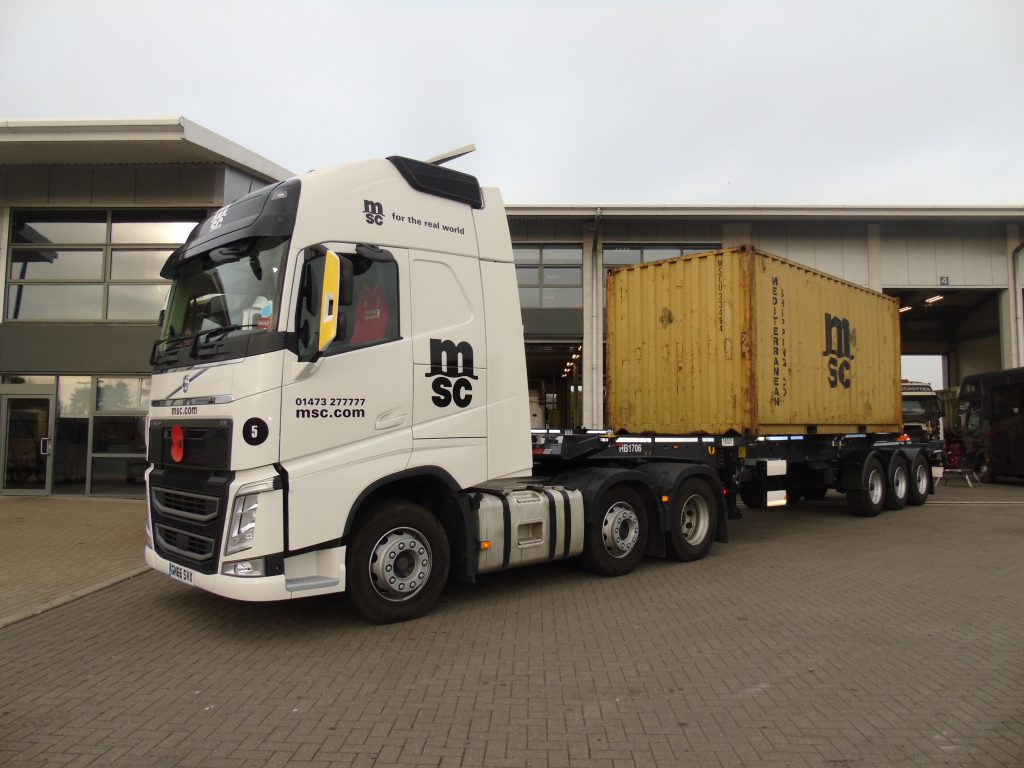 Logistics BusinessNew Krone Container Carrier Trailer for UK and Ireland