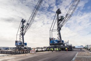 Logistics BusinessEms Port Agency Takes Delivery of Two Mobile Harbour Cranes
