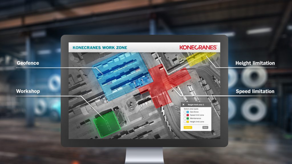 Logistics BusinessKonecranes Forklift Safety Suite Includes Geofencing Technology