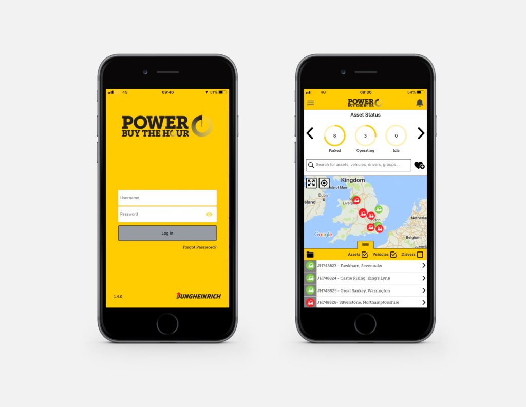 Logistics BusinessMobile App Allows Hours-in-Use Forklift Rental Scheme