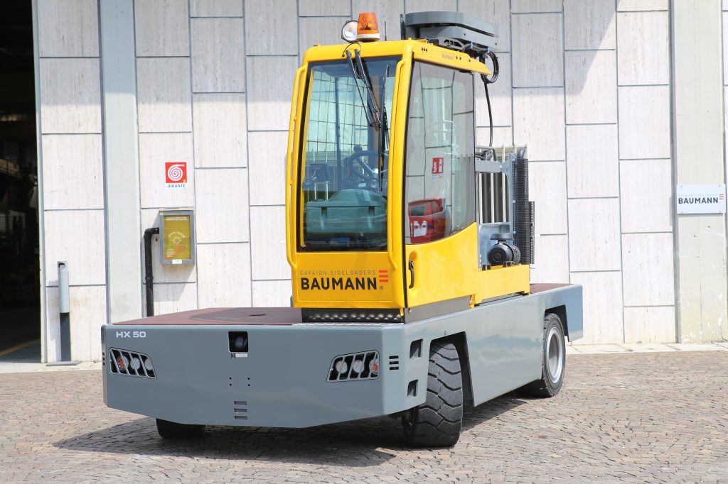 Logistics BusinessItaly’s Baumann Introduces  Diesel Sideloader Models