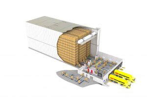 Logistics BusinessAutomated Deep Freeze Warehouse for German Potato Producer