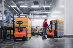 Logistics BusinessImproved Pedestrian Pallet Trucks and Stackers from Toyota