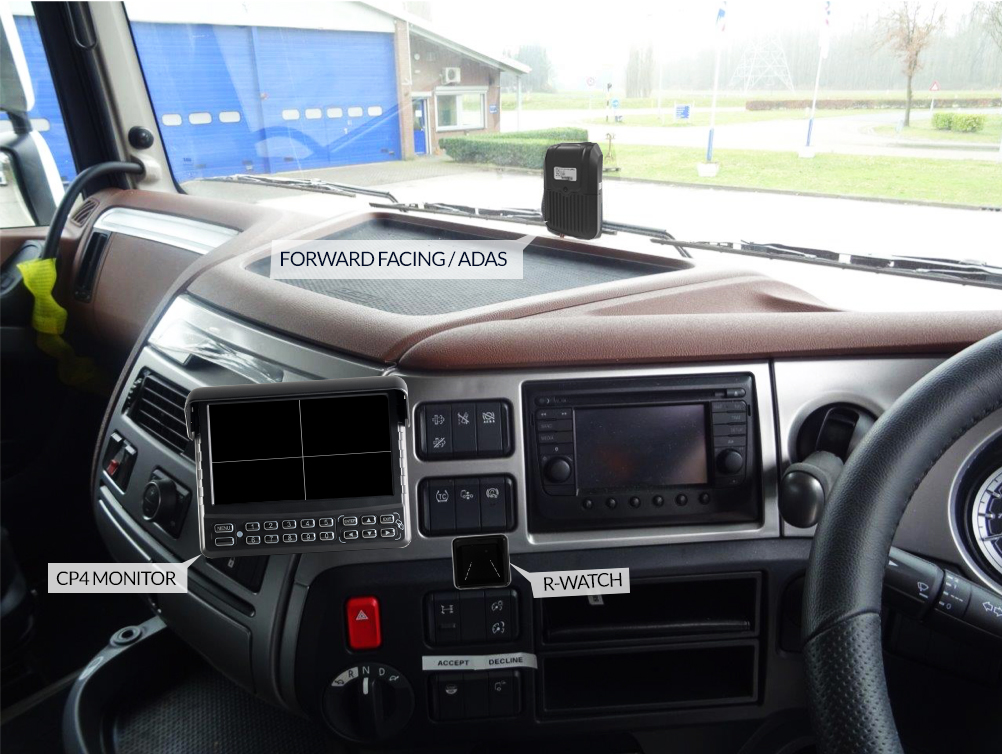 Logistics BusinessAdvanced Driver Assistance System on View at CV Show