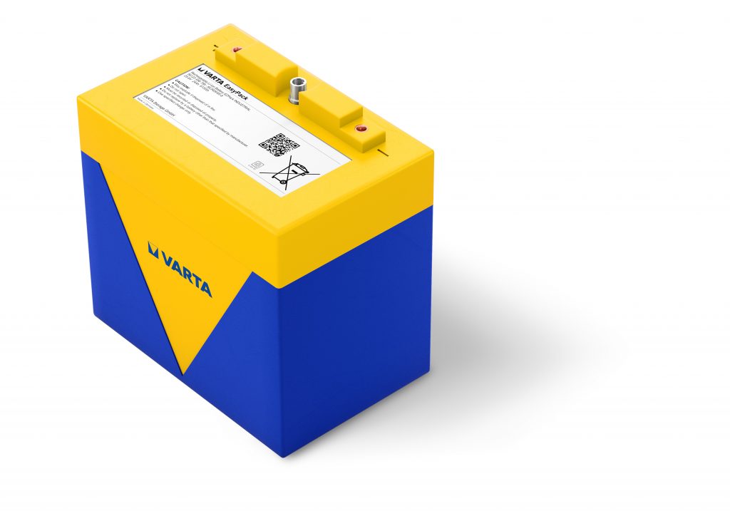 Logistics BusinessVarta Li-ion Battery Tailored for Robots Under Live Current