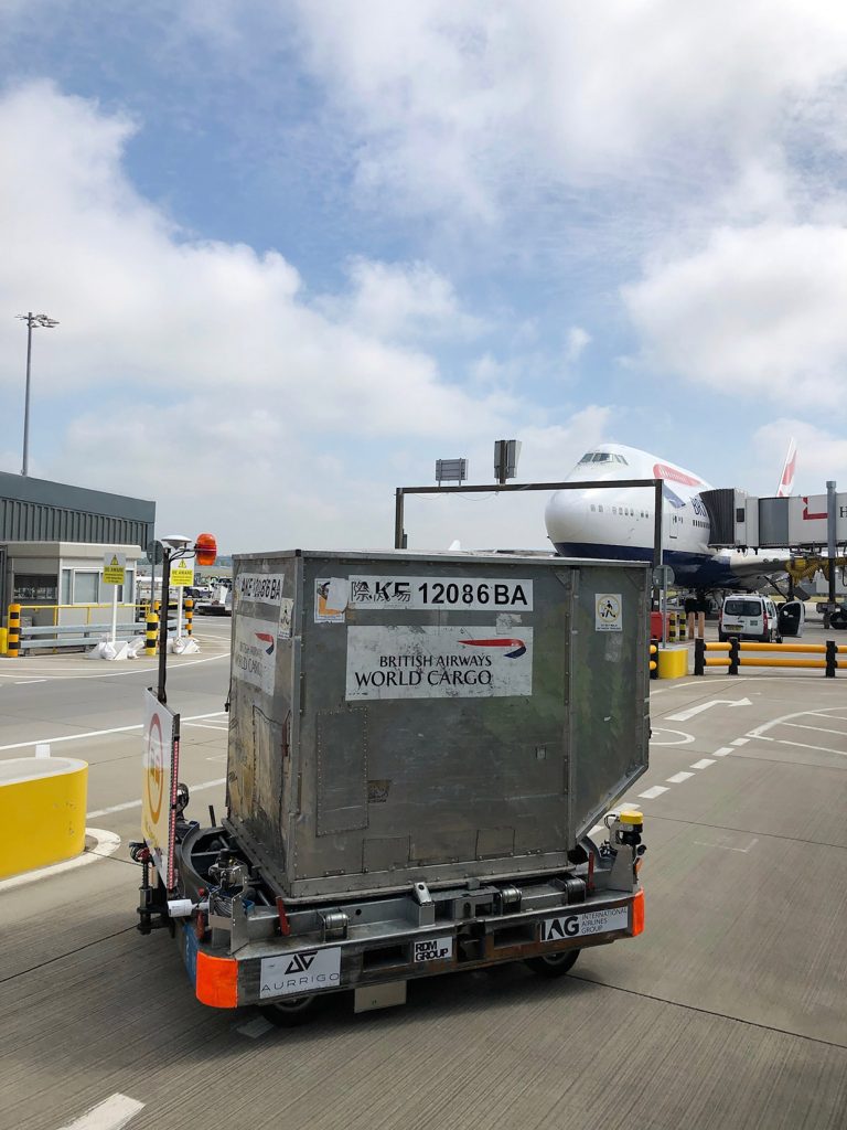 Logistics BusinessAurrigo Trials Autonomous Baggage Dolly at Heathrow