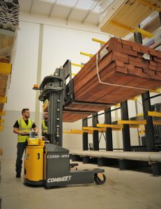 Logistics BusinessFour Separate IMHX Stands for Combilift and Aisle Master