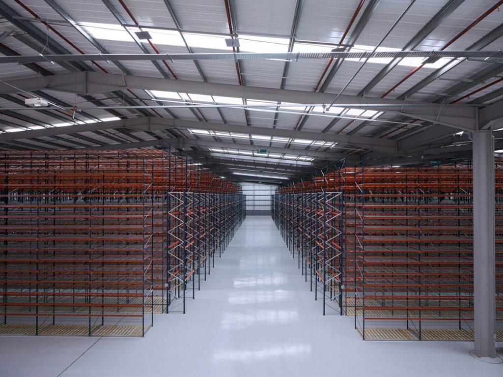 Logistics BusinessLarge Racking Project for New Storage Facility