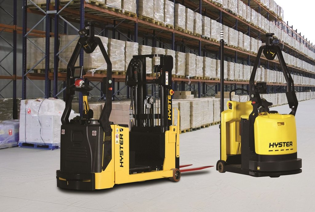 Logistics BusinessRobotic Hyster Trucks Target Automotive Supply Chain Efficiency