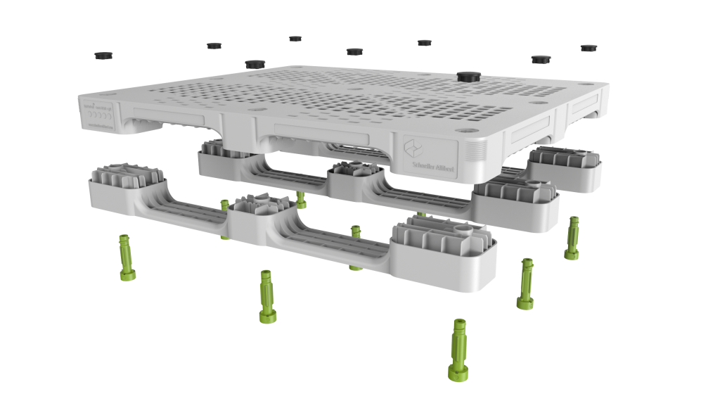 Logistics BusinessNew Schoeller Allibert Pallet “Hard to Break, Easy to Repair”