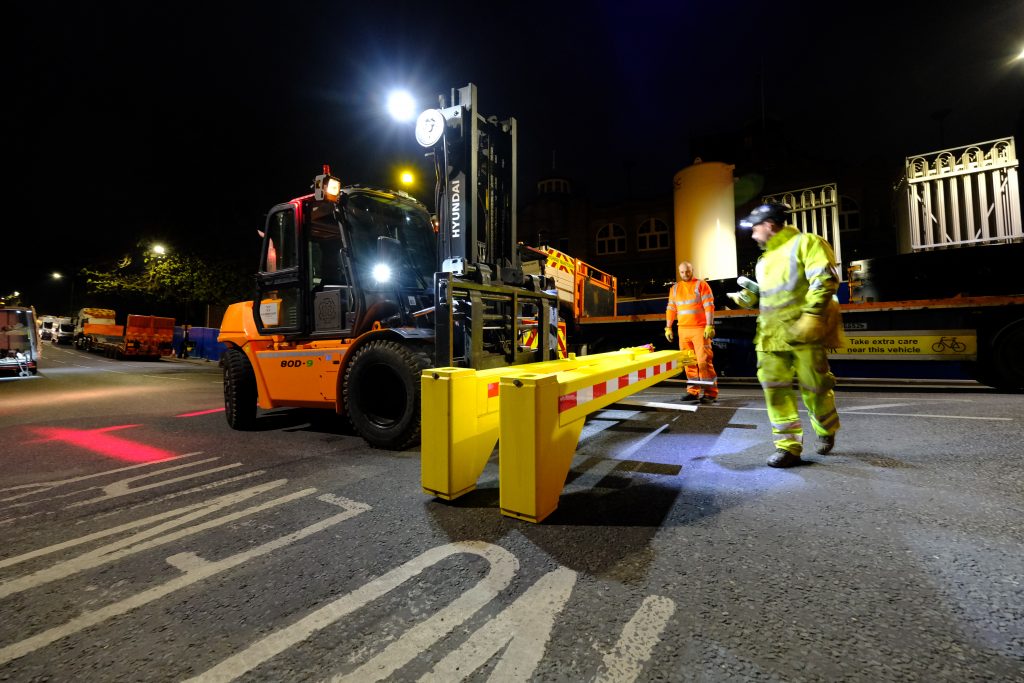 Logistics BusinessHyundai Support Hardstaff Barriers with Hospital HVM Project